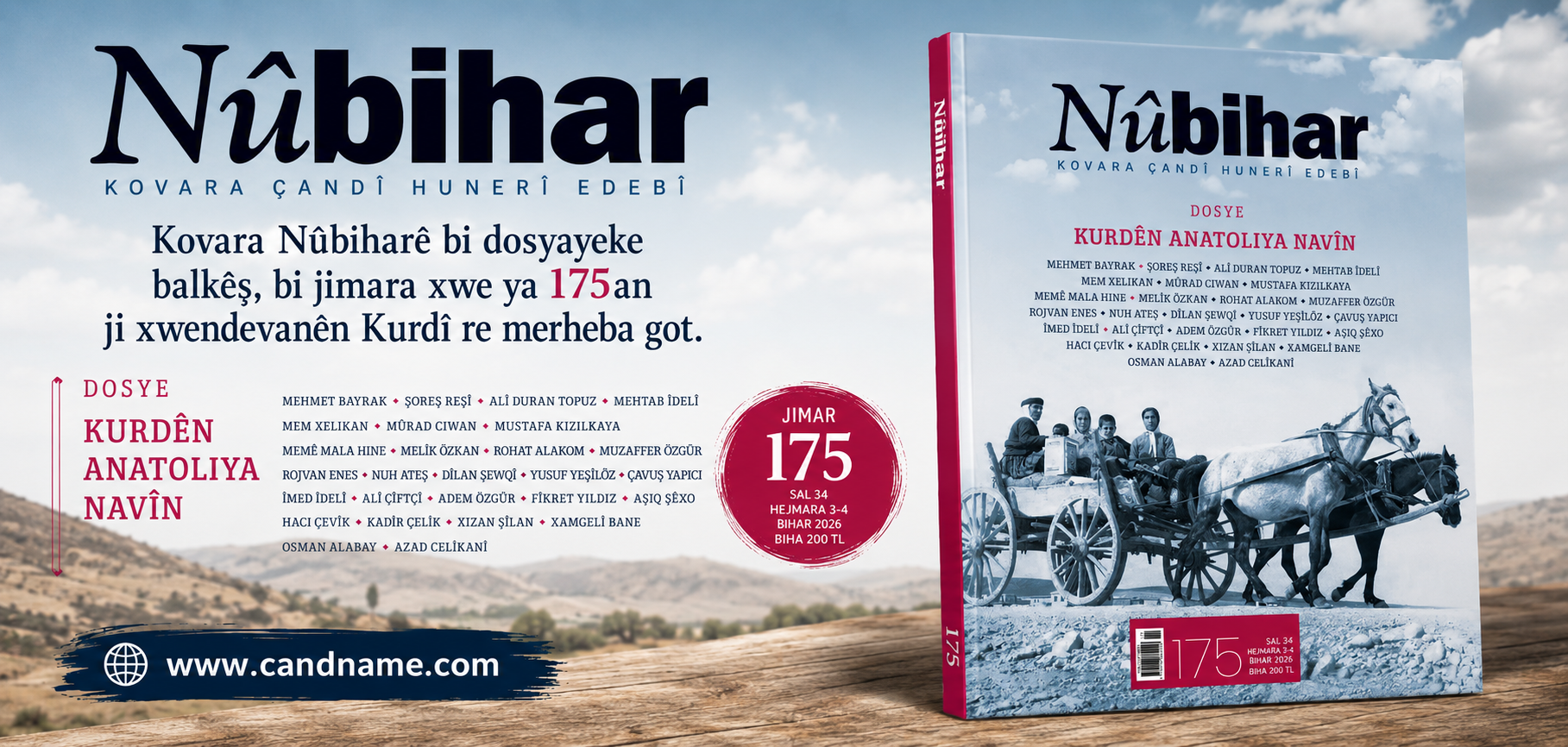 Nûbihar bi dosyeya “Kurdên Anatoliya Navîn” derket